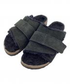 BIRKENSTOCKビルケンシュトック）の古着「ボアサンダル Kyoto Shearling」｜ブラック