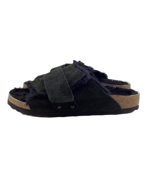 BIRKENSTOCK（ビルケンシュトック）BIRKENSTOCK (ビルケンシュトック) ボアサンダル Kyoto Shearling ブラック サイズ:SIZE 26.5cmの古着・服飾アイテム