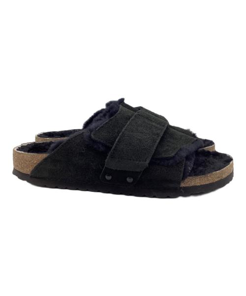 BIRKENSTOCK（ビルケンシュトック）BIRKENSTOCK (ビルケンシュトック) ボアサンダル Kyoto Shearling ブラック サイズ:SIZE 26.5cmの古着・服飾アイテム