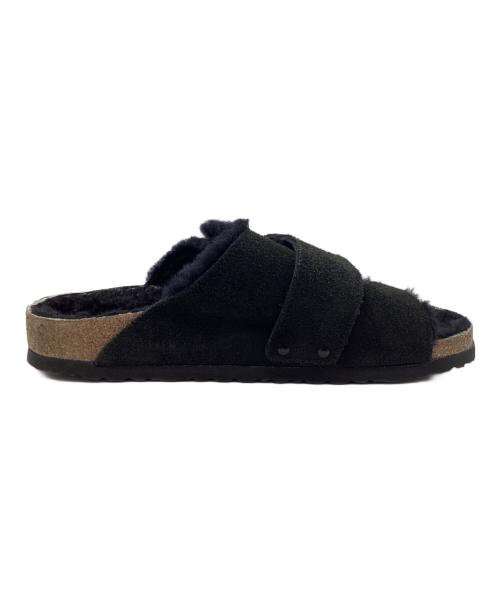 BIRKENSTOCK（ビルケンシュトック）BIRKENSTOCK (ビルケンシュトック) ボアサンダル Kyoto Shearling ブラック サイズ:SIZE 26.5cmの古着・服飾アイテム