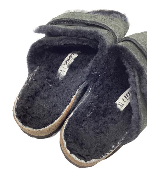 BIRKENSTOCK（ビルケンシュトック）BIRKENSTOCK (ビルケンシュトック) ボアサンダル Kyoto Shearling ブラック サイズ:SIZE 26.5cmの古着・服飾アイテム