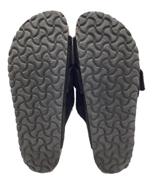 BIRKENSTOCK（ビルケンシュトック）BIRKENSTOCK (ビルケンシュトック) ボアサンダル Kyoto Shearling ブラック サイズ:SIZE 26.5cmの古着・服飾アイテム