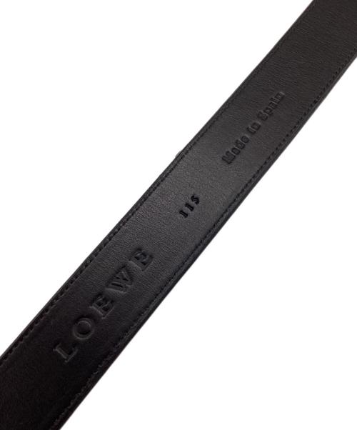 LOEWE（ロエベ）LOEWE (ロエベ) ベルト ブラック×ブラウン×アイボリーの古着・服飾アイテム