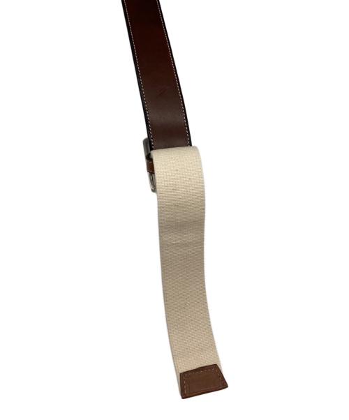 LOEWE（ロエベ）LOEWE (ロエベ) ベルト ブラック×ブラウン×アイボリーの古着・服飾アイテム
