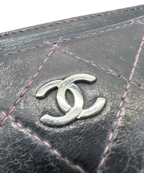 CHANEL（シャネル）CHANEL (シャネル) カードケース ブラックの古着・服飾アイテム