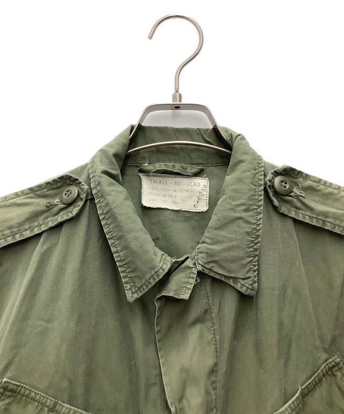 US ARMY（ユーエスアーミー）US ARMY (ユーエスアーミー) 60S~ Jungle Fatigue Jacket グリーン サイズ:SIZE SMALL REGULARの古着・服飾アイテム