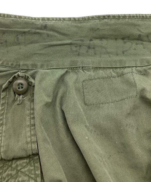 US ARMY（ユーエスアーミー）US ARMY (ユーエスアーミー) 60S~ Jungle Fatigue Jacket グリーン サイズ:SIZE SMALL REGULARの古着・服飾アイテム