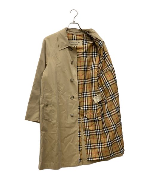 BURBERRY（バーバリー）BURBERRY (バーバリー) CAMDEN CAR COAT/ステンカラーコート ベージュ サイズ:SIZE 48の古着・服飾アイテム