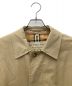 中古・古着 BURBERRY (バーバリー) CAMDEN CAR COAT/ステンカラーコート ベージュ サイズ:SIZE 48：43000円