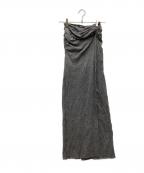 MAISON SPECIALメゾンスペシャル）の古着「マキシスカート」｜グレー