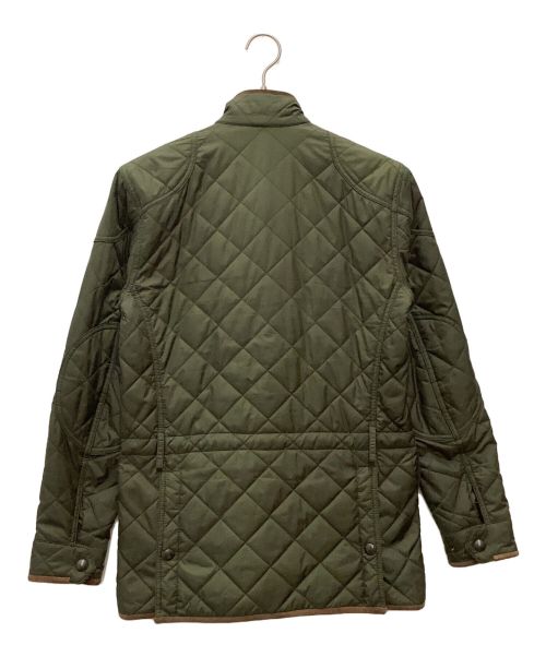 POLO RALPH LAUREN（ポロ・ラルフローレン）POLO RALPH LAUREN (ポロ・ラルフローレン) キルティングジャケット カーキ×ブラウン サイズ:SIZE Sの古着・服飾アイテム