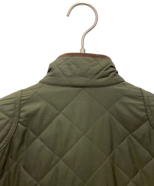POLO RALPH LAUREN（ポロ・ラルフローレン）POLO RALPH LAUREN (ポロ・ラルフローレン) キルティングジャケット カーキ×ブラウン サイズ:SIZE Sの古着・服飾アイテム