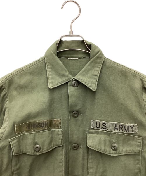 US ARMY（ユーエスアーミー）US ARMY (ユーエスアーミー) シャツジャケット カーキ サイズ:SIZE 不明の古着・服飾アイテム