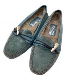 Salvatore Ferragamo（サルヴァトーレ フェラガモ）の古着「モカシンシューズ」｜ブルー