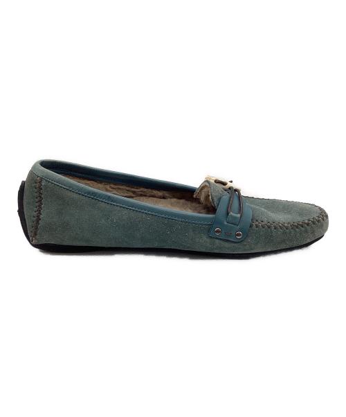 Salvatore Ferragamo（サルヴァトーレ フェラガモ）Salvatore Ferragamo (サルヴァトーレ フェラガモ) モカシンシューズ ブルー サイズ:SIZE 25.5cmの古着・服飾アイテム