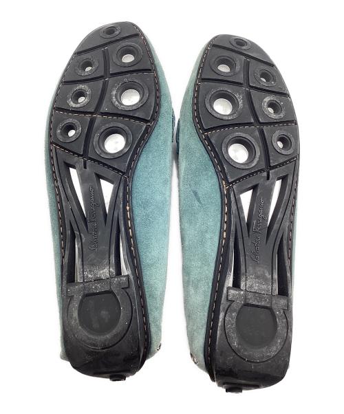 Salvatore Ferragamo（サルヴァトーレ フェラガモ）Salvatore Ferragamo (サルヴァトーレ フェラガモ) モカシンシューズ ブルー サイズ:SIZE 25.5cmの古着・服飾アイテム