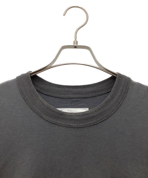 sacai（サカイ）sacai (サカイ) s Cotton Jersey T-Shirt グレー サイズ:SIZE 2の古着・服飾アイテム