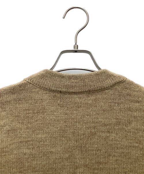 Hysteric Glamour（ヒステリックグラマー）Hysteric Glamour (ヒステリックグラマー) ニットカーディガン RABBIT HEAD 22AW ベージュ サイズ:SIZE Lの古着・服飾アイテム