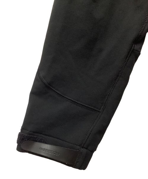 and wander（アンドワンダー）and wander (アンドワンダー) ストレッチシェルジャケット ブラック サイズ:SIZE 3(L)の古着・服飾アイテム