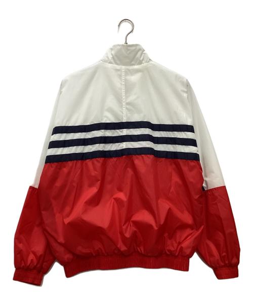 adidas（アディダス）adidas (アディダス) 80S～　ナイロンジャケット ホワイトレッド サイズ:SIZE Mの古着・服飾アイテム