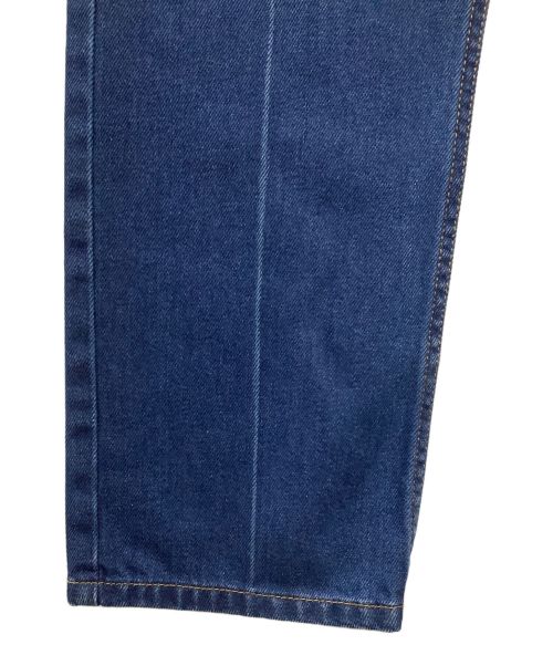 GUCCI（グッチ）GUCCI (グッチ) デニムパンツ タイガーフラワー刺繍 ネイビー サイズ:SIZE 76cm (W30)の古着・服飾アイテム