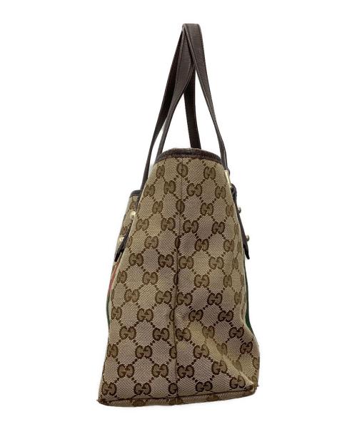 GUCCI（グッチ）GUCCI (グッチ) シェリーライン GGキャンバス ブラウンの古着・服飾アイテム