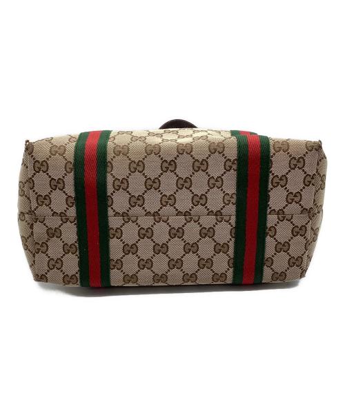 GUCCI（グッチ）GUCCI (グッチ) シェリーライン GGキャンバス ブラウンの古着・服飾アイテム