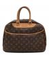 LOUIS VUITTON (ルイ ヴィトン) ドーヴィル モノグラム ブラウン：40000円