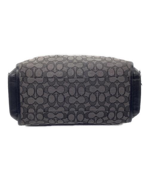 COACH（コーチ）COACH (コーチ) トートバッグ シグネチャー ブラック×グレーの古着・服飾アイテム