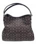 COACH (コーチ) トートバッグ シグネチャー ブラック×グレー：7000円