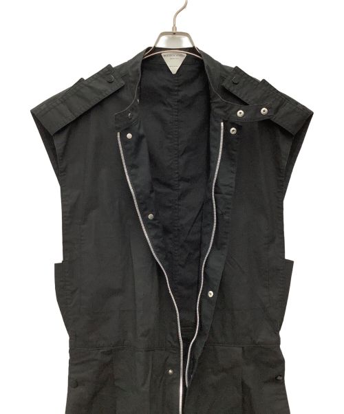 BOTTEGA VENETA（ボッテガベネタ）BOTTEGA VENETA (ボッテガベネタ) ノースリーブジャンプスーツ ブラック サイズ:SIZE48の古着・服飾アイテム