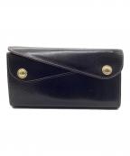 BEERBELLYビアベリー）の古着「ダブルフラップウォレット」｜ブラック