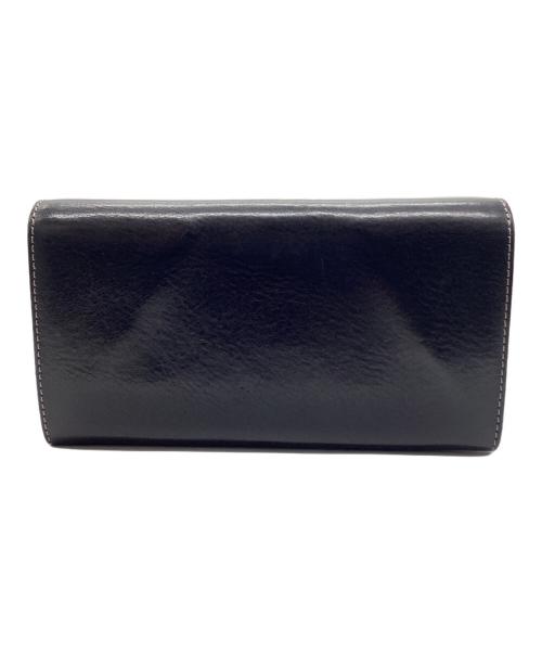 BEERBELLY（ビアベリー）BEERBELLY (ビアベリー) ダブルフラップウォレット ブラックの古着・服飾アイテム