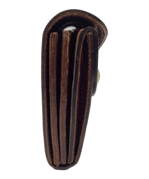 BEERBELLY（ビアベリー）BEERBELLY (ビアベリー) ダブルフラップウォレット ブラックの古着・服飾アイテム