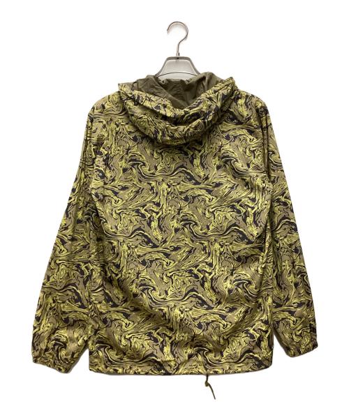 SCYE（サイ）SCYE (サイ) フーデッドジャケット マーブルプリント イエロー サイズ:SIZE 38の古着・服飾アイテム