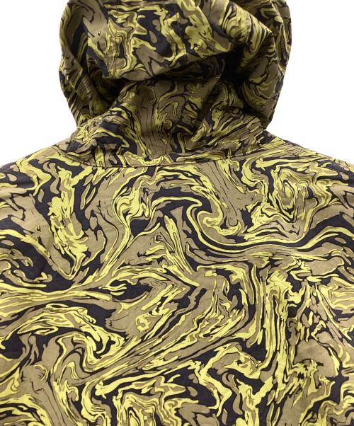 SCYE（サイ）SCYE (サイ) フーデッドジャケット マーブルプリント イエロー サイズ:SIZE 38の古着・服飾アイテム
