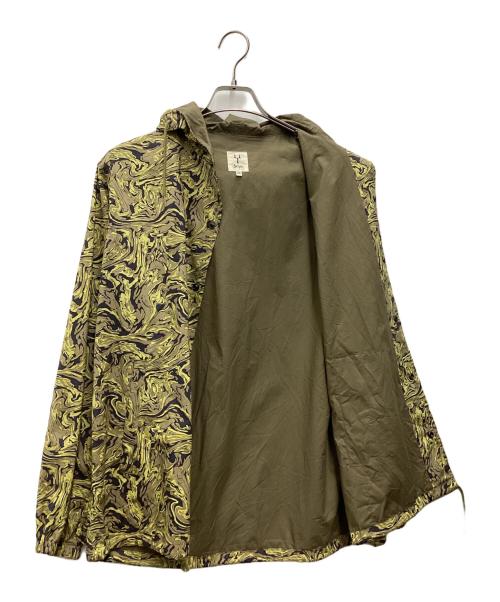 SCYE（サイ）SCYE (サイ) フーデッドジャケット マーブルプリント イエロー サイズ:SIZE 38の古着・服飾アイテム