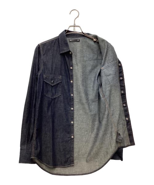 MINEDENIM（マインデニム）MINEDENIM (マインデニム) デニムウエスタンシャツ インディゴ サイズ:SIZE 1の古着・服飾アイテム