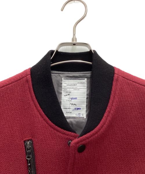 SHAREEF（シャリーフ）SHAREEF (シャリーフ) スタジャン レッド×ブラック サイズ:SIZE 2の古着・服飾アイテム