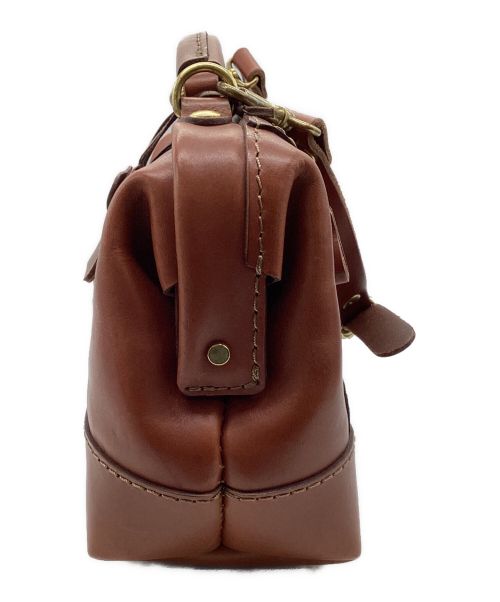 Herz（ヘルツ）Herz (ヘルツ) 2way口枠ミニショルダー ブラウンの古着・服飾アイテム