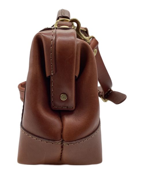 Herz（ヘルツ）Herz (ヘルツ) 2way口枠ミニショルダー ブラウンの古着・服飾アイテム