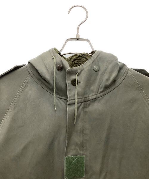 -（-）- (-) フレン90`S～/フランス軍 アーミーボアライナー付きコート カーキ サイズ:SIZE 不明の古着・服飾アイテム