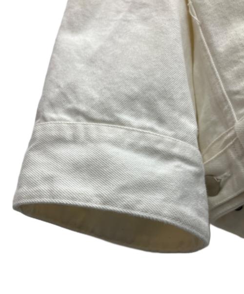 MIDIUMISOLID（ミディウミソリッド）MIDIUMISOLID (ミディウミソリッド) デニムジャケット ホワイト サイズ:SIZE FREEの古着・服飾アイテム