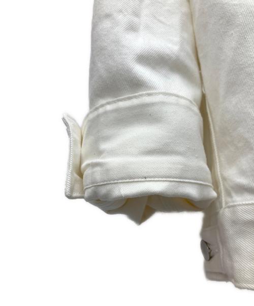 MIDIUMISOLID（ミディウミソリッド）MIDIUMISOLID (ミディウミソリッド) デニムジャケット ホワイト サイズ:SIZE FREEの古着・服飾アイテム