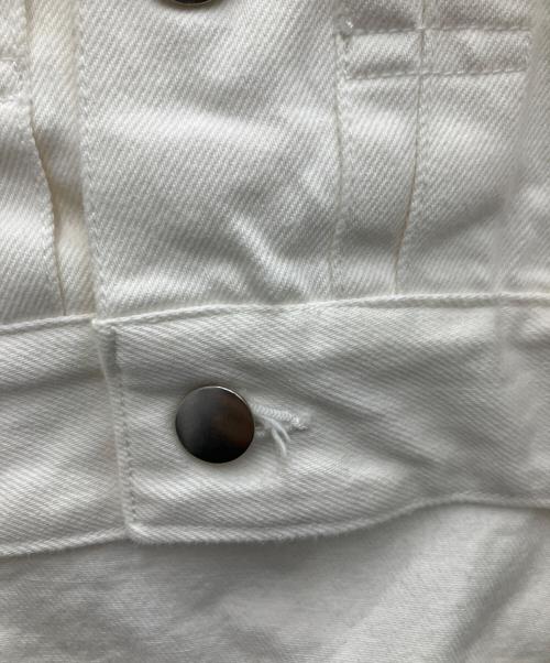 MIDIUMISOLID（ミディウミソリッド）MIDIUMISOLID (ミディウミソリッド) デニムジャケット ホワイト サイズ:SIZE FREEの古着・服飾アイテム