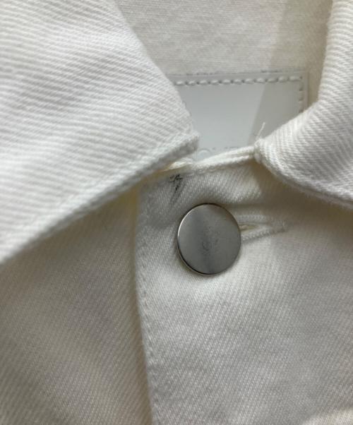 MIDIUMISOLID（ミディウミソリッド）MIDIUMISOLID (ミディウミソリッド) デニムジャケット ホワイト サイズ:SIZE FREEの古着・服飾アイテム