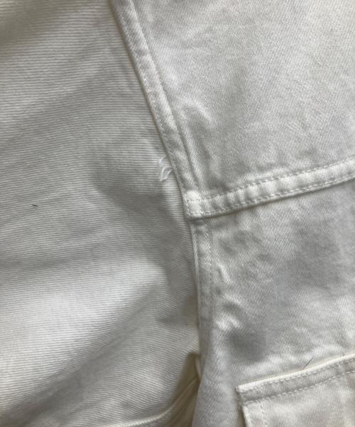 MIDIUMISOLID（ミディウミソリッド）MIDIUMISOLID (ミディウミソリッド) デニムジャケット ホワイト サイズ:SIZE FREEの古着・服飾アイテム