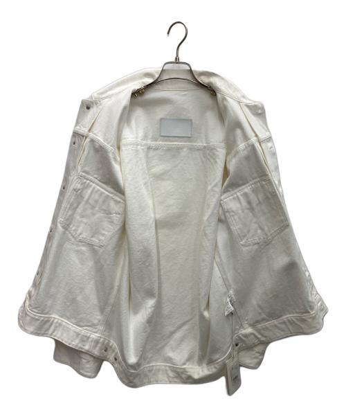 MIDIUMISOLID（ミディウミソリッド）MIDIUMISOLID (ミディウミソリッド) デニムジャケット ホワイト サイズ:SIZE FREEの古着・服飾アイテム