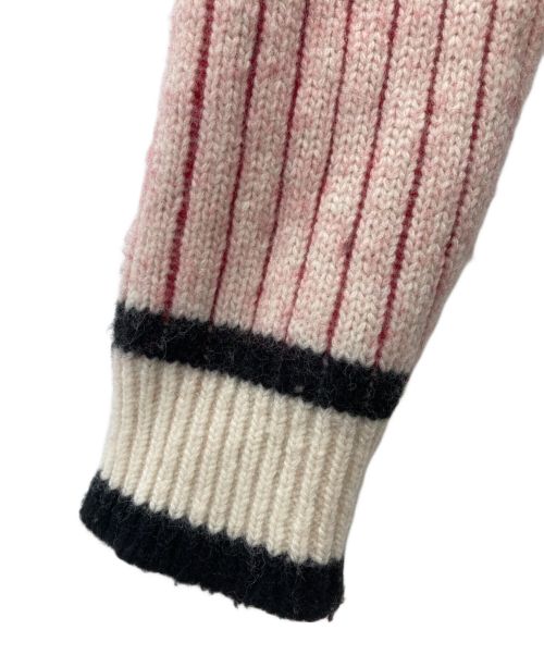 KENZO（ケンゾー）KENZO (ケンゾー) Peruvian Fair Isle Wool Cardigan アイボリー×レッド サイズ:SIZE XSの古着・服飾アイテム