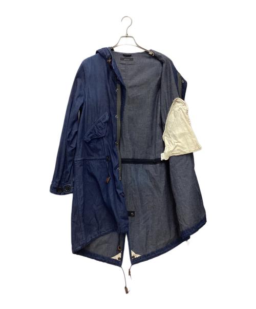 JOHNBULL（ジョンブル）Johnbull (ジョンブル) デニムモッズコート インディゴ サイズ:SIZE Mの古着・服飾アイテム